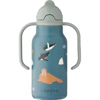 Liewood Waterfles Kids Kimmie Water Bottle 250 ml Arctic Sea / Ocean View