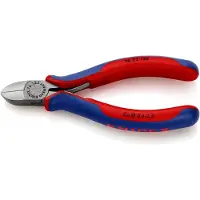 Knipex Zijsnijtang elektromechanica gepolijst vorm2 125mm