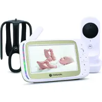 Motorola Vm45 Connect 5´´ Baby Monitor Transparant One Size / EU Plug 220V Kinderen