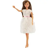 Heless Witte Jurk voor Modepoppen - 29cm