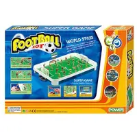 Lobbes voetbal flipperspel groot met scorebord en vlaggen.