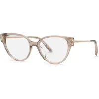 Chopard VCH381S 54/17/140 Transparant Beige Bril Acetaat VROUW VCH381S