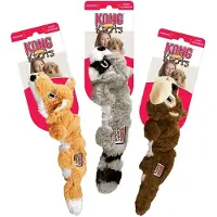 Kong Scrunch Knots Wasbeer M - Kauwspeelgoed - 458 mm x 110 mm x 84 mm - Multi