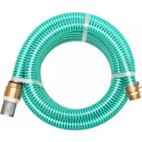 vidaXL Zuigslang met messing koppelingen 3 m 25 mm groen