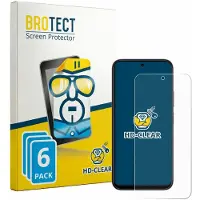 BROTECT - Screenprotector voor Vivo Y31D Pro - Folie Beschermfolie transparant 6 Stuks