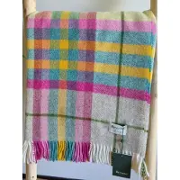 Bronte by moon Wollen Plaid - FALMOUTH Pink (Merino) 140x185cm - Bronte x Plaids.shop