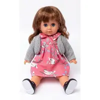 Ledy Toys Nana pratende pop - Zachte knuffel met geluid - 35CM