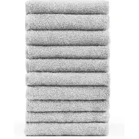 Blumtal Terry Handdoeken Set - 10 x Gasten Handdoekje - 30 x 50 cm - Wit