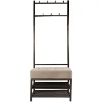 Fraaai - Odell garderobebank 70 cm - brons