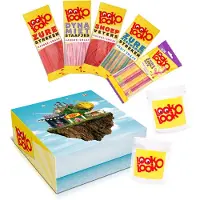 Look-O-Look Look O Look Favourites mix snoeppakket - 600g - cadeaudoos met zure snoepjes, snoepveters en snoepstaafjes - snoep mix met fruitsmaak - snoep traktatie