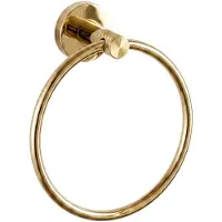 REA - 6610 Modern - Handdoekhouder - Gouden - 6,5X15,5X18Cm