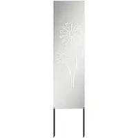 vidaXL Tuin Privacy Scherm Zilver 32 x 140 cm Gegalvaniseerd staal