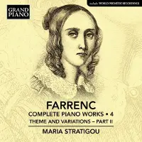 OUTHERE Maria Stratigou - Farrenc: Complete Piano Works, Vol. 4 (CD)