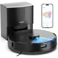 Airrobo Q20 - Robotstofzuiger - voor nat en droog - Met dweilen en stofzuigen - Zuigkracht van 8000 Pa - AI-gestuurde laserobstakelvermijding - App-bediening - 2 jaar garantie