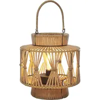Luxform Tafel/Hanglamp Accu/USB Alhambra Large Brown 30 Lumen