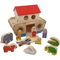 Playwood Houten ark van noach + 11 figuren