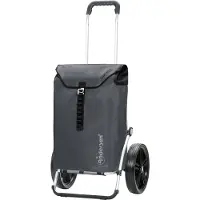 Andersen Shopper Shopper 'Royal Ortlieb' antraciet / zwart / wit