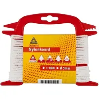 Deltafix Nylonkoord wit 6mm I