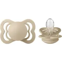 BIBS supreme speen | vanilla silicone | Maat 1 0-6 maanden