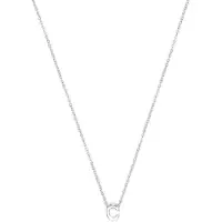 Luxenter Ketting 'Alphabet C' zilver