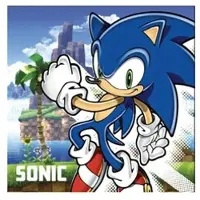 Sonic The Hedgehog Island Hand- en Gezichtshanddoek, 30x30cm