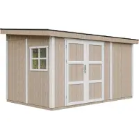 Timbela Tuinhuis van premium kwaliteit, 8,68 m² - Afmetingen: 231x248x412 cm - Met vloer en zijwand - M939-TERRA BROWN