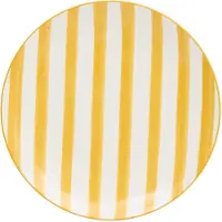 Konges Sløjd Secret de Gourmet Charlie Plat bord Ø27cm - Set van 6 stuks - Geel/Wit