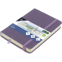Kangaro schetsboek - A6 - heather purple - met elastiek en lint - K-861273