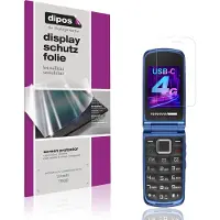 Dipos – 4x Beschermfolie geschikt voor Usteetic T380D | Krasbestendige & heldere Screenprotector Ultra-Thin