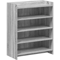 vidaXL Schoenenkast Grijs Sonoma 73,5 x 36 x 92 cm Bewerkt hout