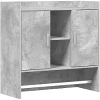 vidaXL Wandplank Muurmontage Betongrijs 80 x 36 x 80 cm Bewerkt hout