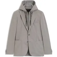 BOSS Slim-fit colbert met hoodie binnenin Maat 50
