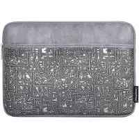 Canvas Artisan Laptophoes 14 Inch GR - Laptop Sleeve - Mystic Egypt Grijs