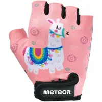 Meteor Kinderhandschoenen XS Lama - Fietshandschoenen - Ademend, Comfortabel, Geschikt voor Kinderen