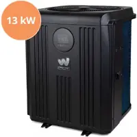 W'eau Vertical Full Inverter Zwembad Warmtepomp 13kW – Energiezuinige Zwembadverwarming – Verticaal Model – Wi-Fi App