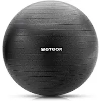 Meteor Fitnessbal 75 cm - Fitnessbal - Zwart