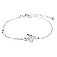 Luxenter Armband met zilveren afwerking - Alphabet