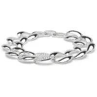 Luxenter Armband met glanzende zirkonia en rhodiumafwerking - Shinthi