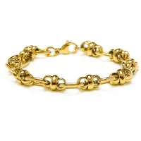 Luxenter Armband met 18-karaats geelgouden afwerking - Laneda