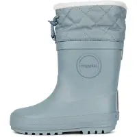 Druppies Winterlaarzen Dames - Gevoerde Regenlaarzen - Snowboots - IJsblauw - Maat 41