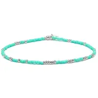 Luxenter Armband van blauw kristal met 925 sterling zilveren afwerking - Xanvi