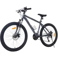 Evercross EM3 26 inch Fiets voor Tieners – Shimano 21 Versnellingen –schijfrem – Licht Aluminium Frame
