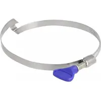 DeLOCK Butterfly Hose Clamp stainless 400 steel with bridge left-handed 80 - 100 mm 5 pieces