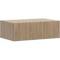 NADUVI Collection Nachtkastje Jolie zwevend | spaanplaat naturel 50x17x32 cm nachtkastjes | NADUVI