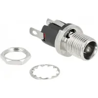 DeLOCK Connector DC 5.5 x 2.5 x 12.0 mm female bulkhead soldering version