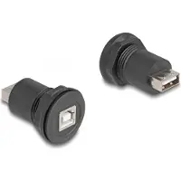 DeLOCK USB 2.0 Type-B to USB 2.0 Type-A built-in connector black