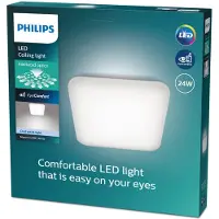 Philips Mauve 24w 3000 Lumens 4000k 43 X 43 X 7.5 Cm Opbouw Led-downlighter