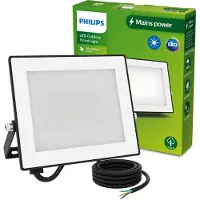 Philips Lois floodlight - Zwart - 30W - Helder warm licht; 3000K - Verstraler