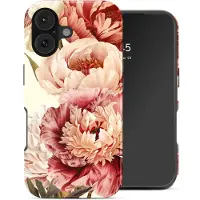 Selencia Vivid Backcover met MagSafe voor de Apple iPhone 17 - Vintage Peony