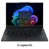 Lenovo ThinkPad E16 Gen 4 Intel Core Ultra 7 355-processor LPE-cores tot 3,50 GHz en P-cores tot 4,70 GHz, Windows 11 Pro 64, 512 GB SSD M.2 2242 PCIe Gen4 TLC Opal - 21YCCTO1WWBE2, Eclipse Black